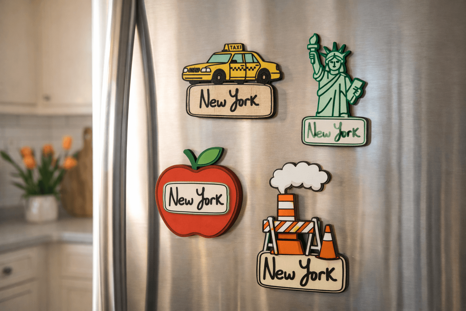 NYC Food Icons Set