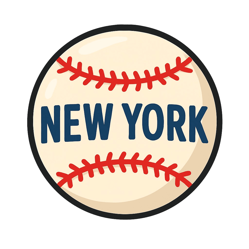 New York baseball sticker