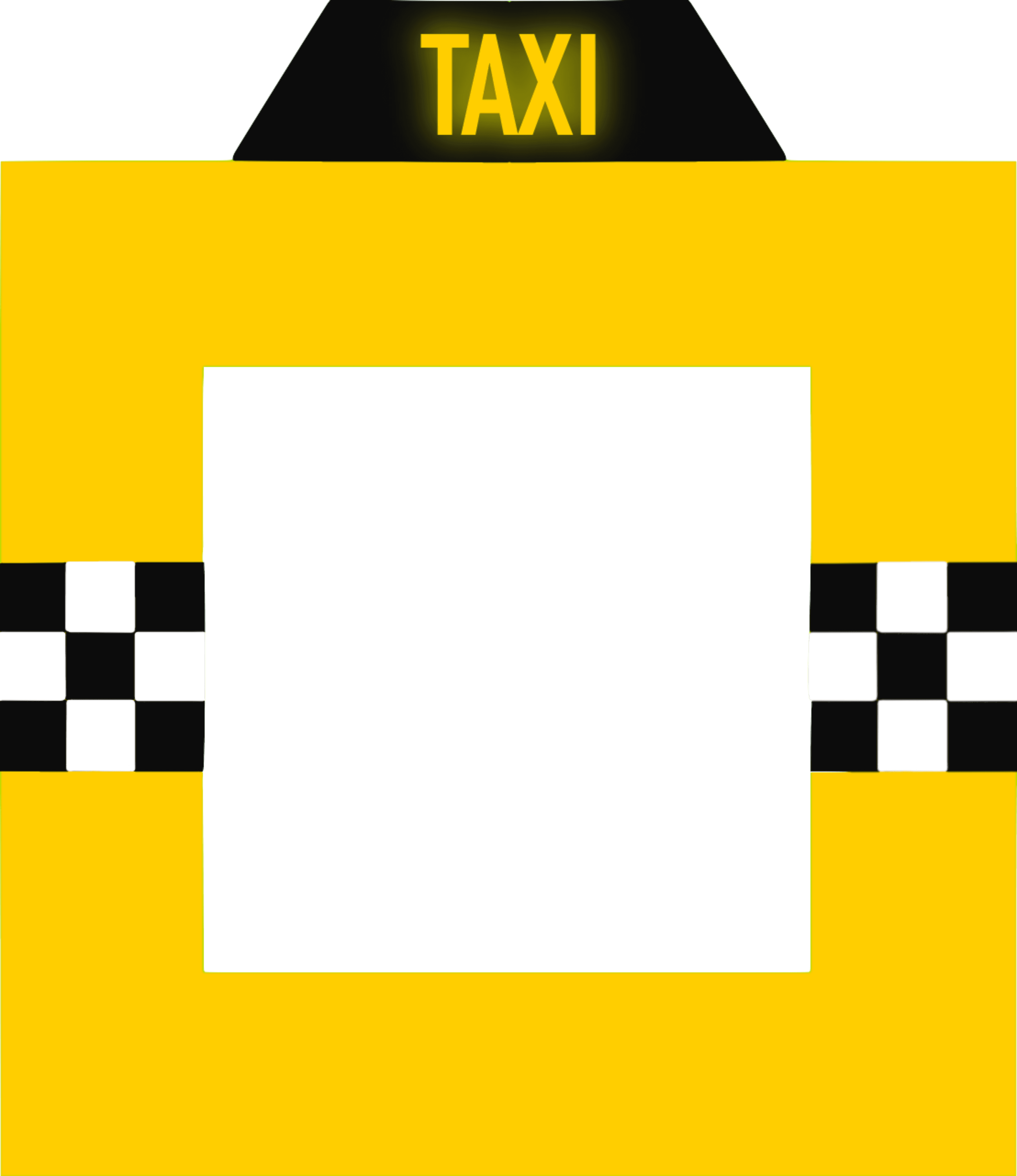 Yellow Taxi Frame